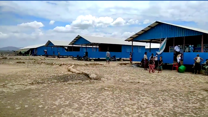 ဘူးသီးတောင် မြောင်းနားစစ်ရှောင်စခန်းတွင် သောက်သုံးရေ အခက်အခဲဖြစ်နေ
