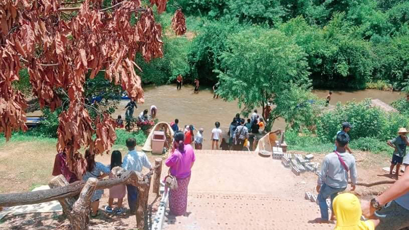 ပင်လောင်း အေးချမ်းမြေအပန်းဖြေစခန်းကို လာရောက်သူအလွန်များနေသဖြင့် ကိုဗစ်-၁၉ ရောဂါကူးစက်မှာ ဒေသခံများ စိုးရိမ် 