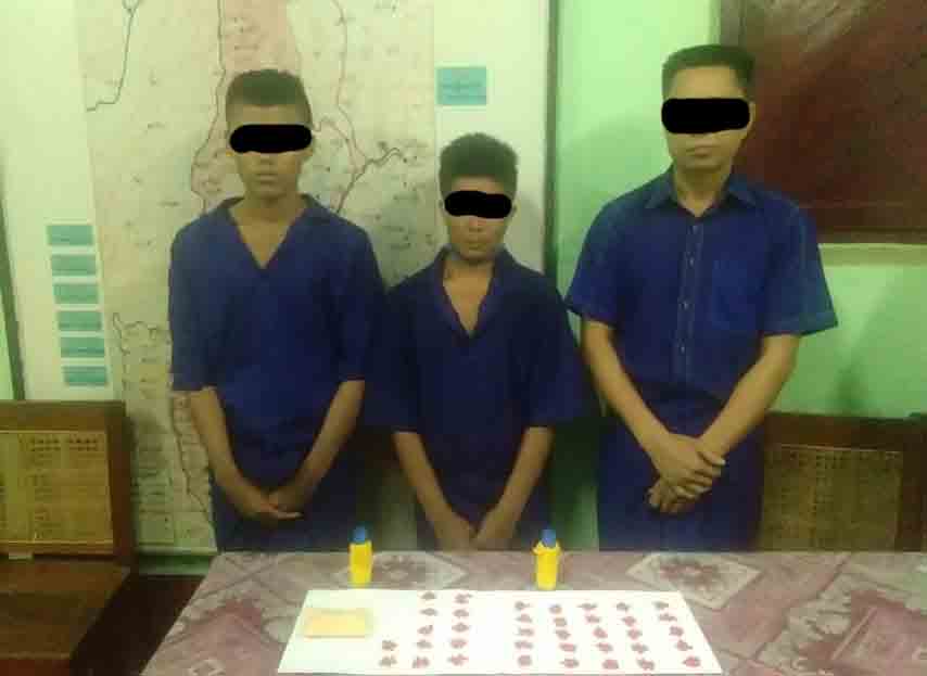 ကသာထောင်က အပြင်အလုပ်ထွက်လုပ်သည့်  အကျဉ်းသား၂ ဦး၏ စအိုအတွင်းမှ မူးယစ်ဆေးများဖမ်းမိ