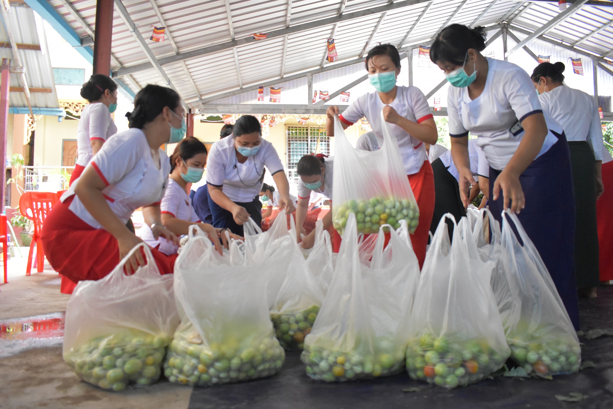ပုသိမ်တွင် တောင်သူကိုကူ ပြည်သူကိုလှူ အစီအစဉ်ဖြင့် စိုက်ပျိုးသီးနှံများ အခမဲ့ပေးဝေ