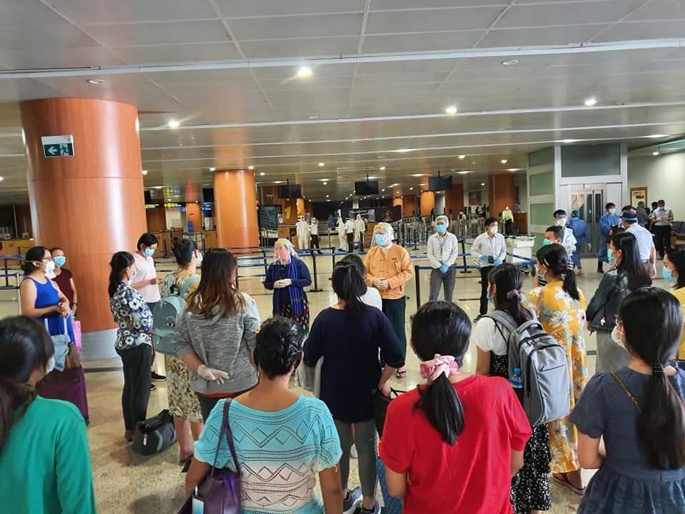 စင်ကာပူပြန် ၁၄၀ ကျော်တွင် ရောဂါပိုးမတွေ့၊ မနက်ဖြန် နေရပ်ပြန်မည်