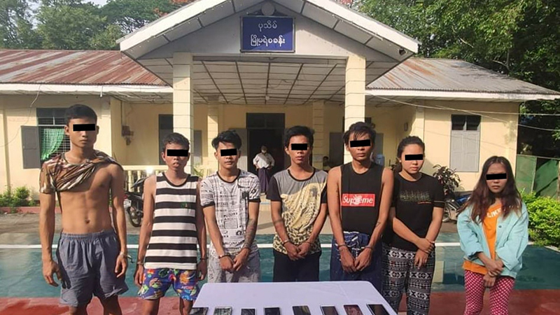 အုပ်စုဖွဲ့ ငွေလိမ်လည်နေသူများကို ပုသိမ်တွင် ဖမ်းမိ