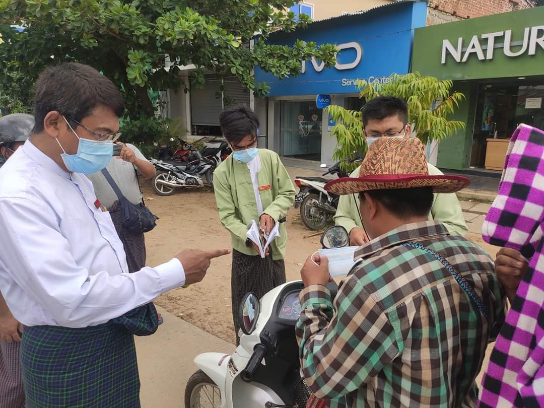 မကွေးတိုင်းတွင် Mask မတပ်ဆင်ပါက Mask ၂ ခုကို ကျပ် ၂၀၀၀ နှုန်းဖြင့် ဝယ်ယူရမည်