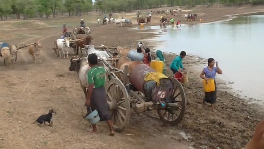 မကွေးမြို့နယ် ကျေးရွာအချို့တွင်  ပြည်သူ ၁၀,၀၀၀ ကျော် သောက်သုံးရေ အခက်အခဲကြုံတွေ့ 