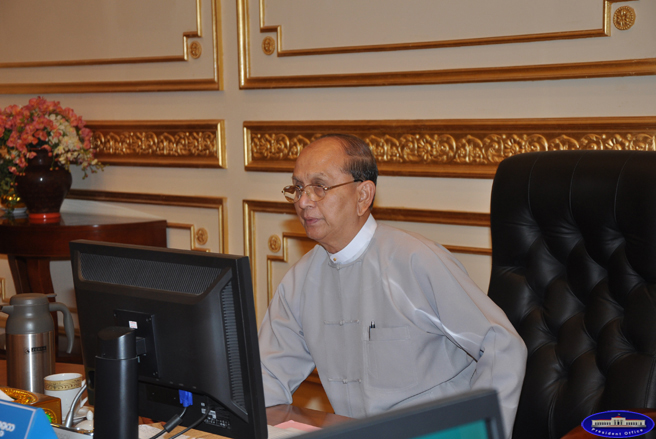 မုန္တုိင္းအနၱရာယ္ ထိခုိက္မႈအနည္းဆုံးျဖစ္ေအာင္ လုပ္မည္ဟု သမၼတ ေျပာ