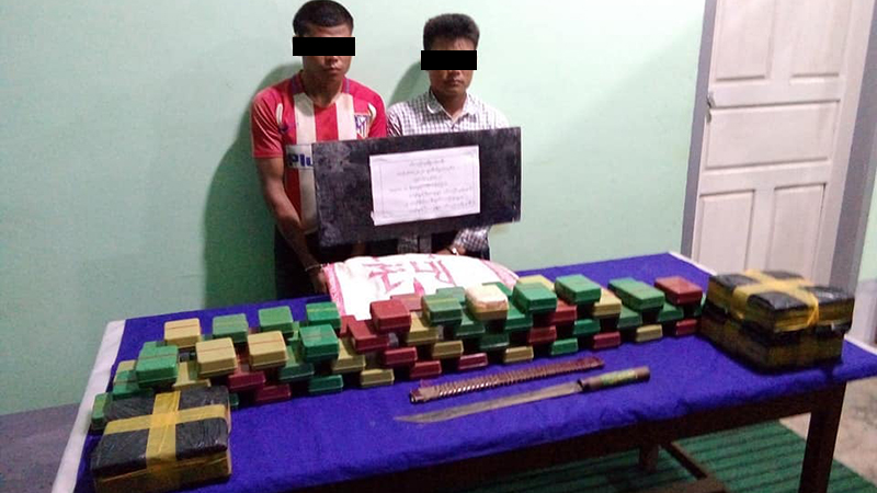 ပင်လည်ဘူးမြို့နယ်တွင် ကျပ်သိန်း ၆၆၀၀ ခန့် တန်ဖိုးရှိ မူးယစ်ဆေးဝါးများ ဖမ်းမိ