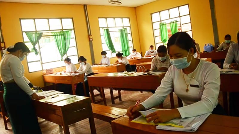 ပဲခူးမြို့ရှိ ဆရာ/ဆရာမ ၁၀၀၀ ကျော်ကို Grade - 4 သင်ရိုးသစ် ရက်တိုသင်တန်း ပို့ချ 
