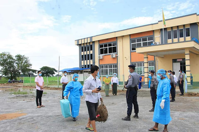 ပဲခူးမြို့က ကိုဗစ်-၁၉ လူနာအမှတ် ၂၃၃ ပိုးကင်းစင်သွားသဖြင့် နေအိမ်ပြန်