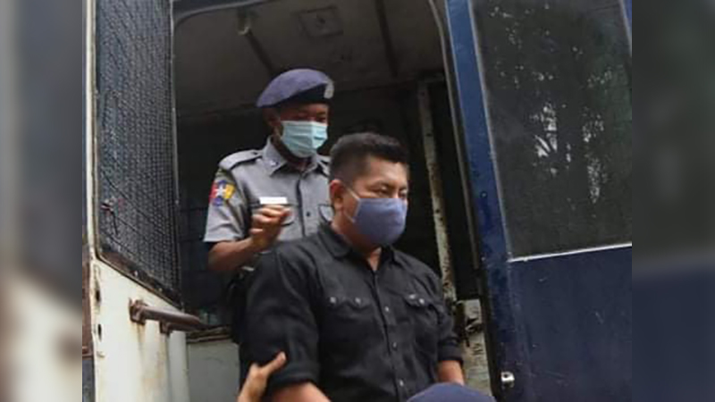 သရုပ်ဆောင်မင်းရာဇာအမှု ရုံးပေါင်းစစ်ဆေးပေးရန် လျှောက်ထားချက် ပလပ်ခံရ