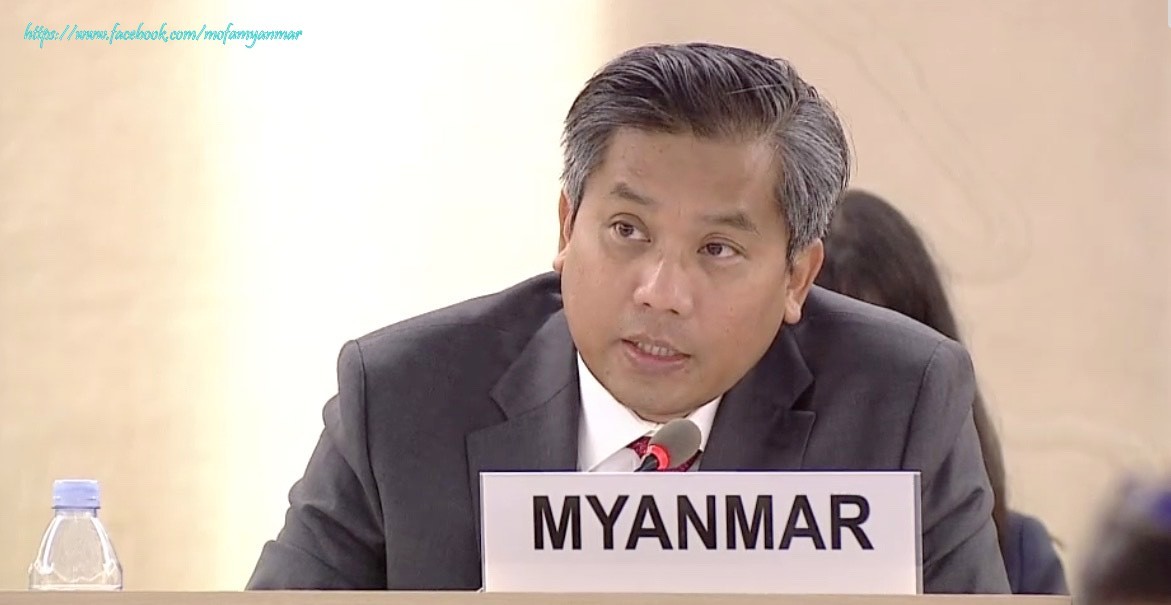 ကုလလူ့အခွင့်အရေးကောင်စီဆုံးဖြတ်ချက် မြန်မာပယ်ချ၊ အချုပ်အခြာအာဏာကို ဝင်မစွက်ရန် မြန်မာကိုယ်စားလှယ်ပြော