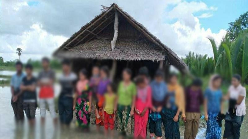 မြောင်းမြမြို့နယ်တွင် အထောက်အထားမဲ့ ဘင်္ဂါလီ ၁၆ ဦး ဖမ်းမိ