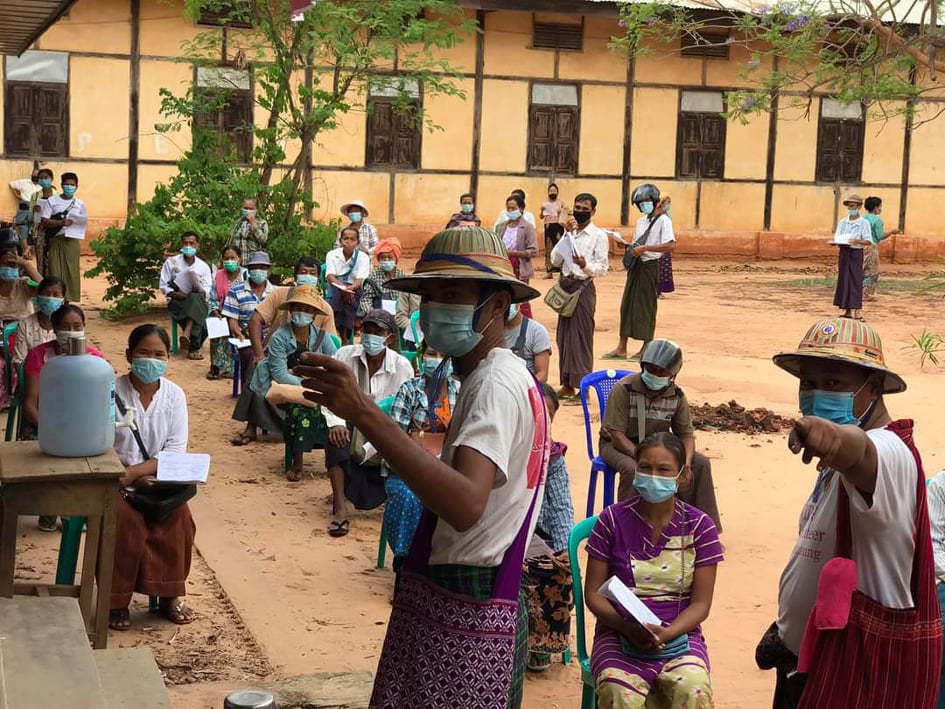 ကျောက်ပန်းတောင်း တောင်သူများအတွက် ကိုဗစ်-၁၉ အထူးချေးငွေ ထုတ်ပေး