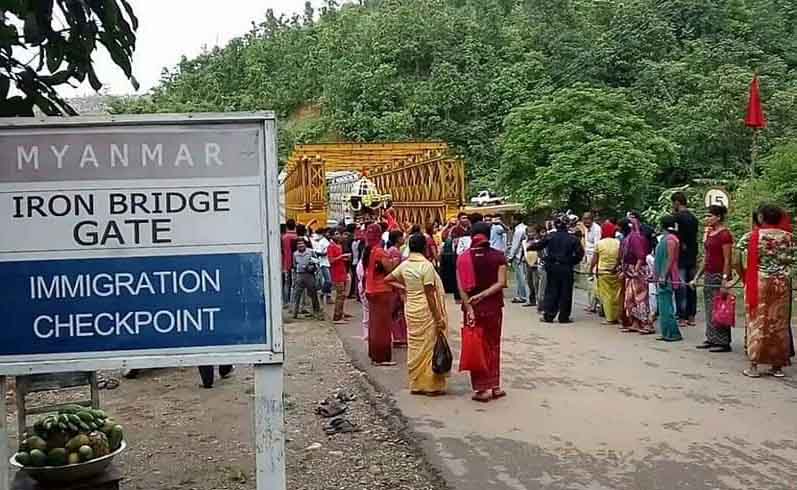 အိန္ဒိယ-မြန်မာနယ်စပ် မိုးရေးဂိတ် ဇူလိုင်လကုန်အထိ ပိတ်မည်