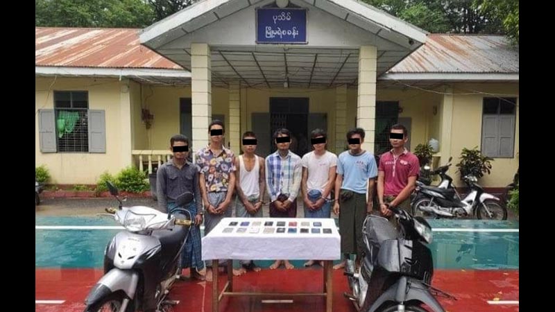 ပုသိမ်တွင် ခိုးမှု၊ လုယက်မှု ၁၃ မှုကျူးလွန်မှုဖြင့် လူငယ် ၉ ဦးကို ရဲတပ်ဖွဲ့ဖမ်းဆီးစစ်ဆေးနေ