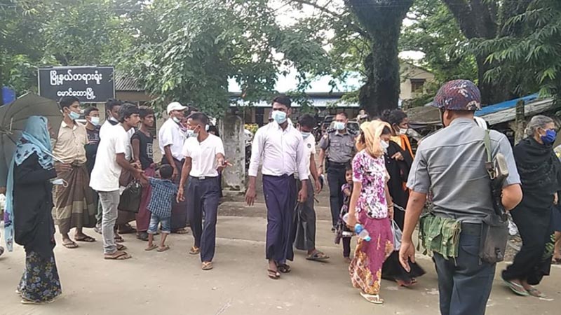 ဘင်္ဂလားဒေ့ရှ်မှ တရားမဝင်ပြန်လာသူ ၁၁ ဦးအား ထောင်ဒဏ် ၆ လစီ ပြစ်ဒဏ်ချ
