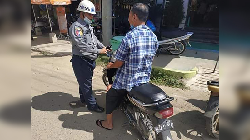 ချောက်တွင် ၁ လအတွင်း မော်တော်ဆိုင်ကယ် ဖမ်းဆီးအရေးယူမှု ၇၀၀ ကျော်ရှိ