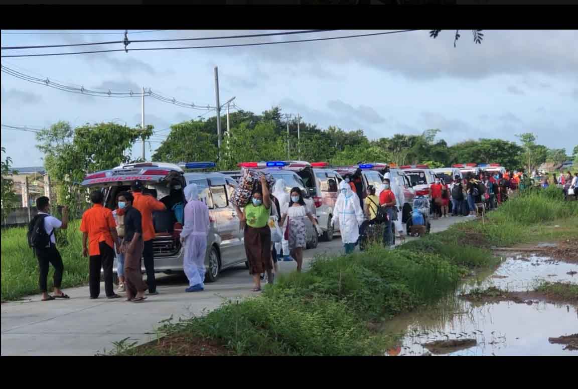 ထိုင်းနှင့် မလေးရှားက ပြန်လာသူ ၁၅၀ ကျော် quarantine ရက်ပြည့်၍ နေရပ်ပြန်