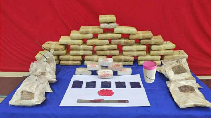 မိုင်းဆတ်တွင် ငွေကျပ်သိန်း ၁၁,၀၀၀ ကျော် တန်ဖိုးရှိ စိတ်ကြွဆေးများ ဖမ်းမိ