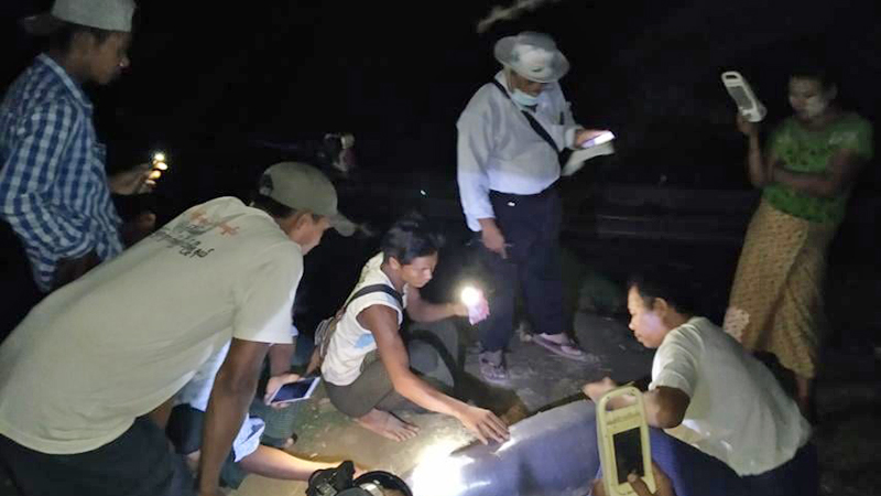 ဧရာဝတီလင်းပိုင်(အမ) တစ်ကောင် သေဆုံး
