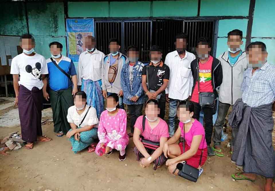 ကော့သောင်းနှင့် ဘုတ်ပြင်းစစ်‌ဆေးရေးဂိတ်၌ မလေးရှားပြန်များ စစ်ဆေးတွေ့ရှိ
