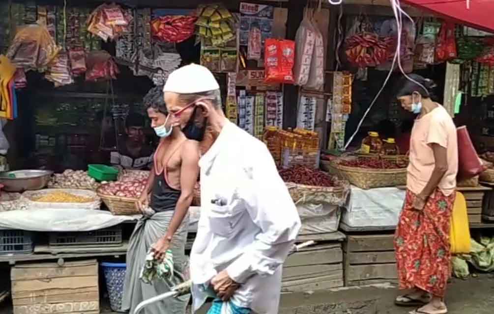 ဘူးသီးတောင်မြို့နေ ပြည်သူများ ကိုဗစ်-၁၉ ရောဂါကာကွယ်မှုအားနည်းနေ