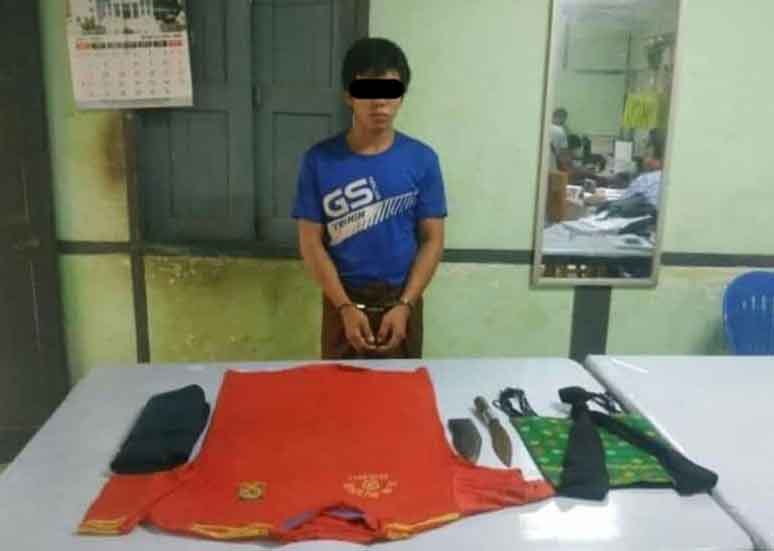 ရေးမြို့တွင် ပရဟိတလူငယ်အား ဓားဖြင့်ထိုးသတ်ခဲ့သူ ၁ ဦးကို ရဲက ဖော်ထုတ်ဖမ်းဆီး