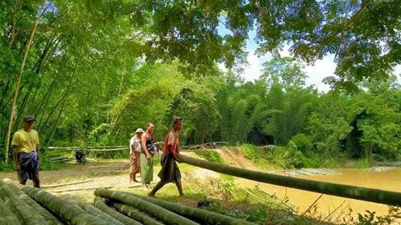 ကြံခင်းမြို့နယ်တွင် ကိုဗစ်-၁၉ ကာလ ဝါးလုပ်ငန်းလုပ်ကိုင်သူ ထက်ဝက်ကျော် လျော့နည်း