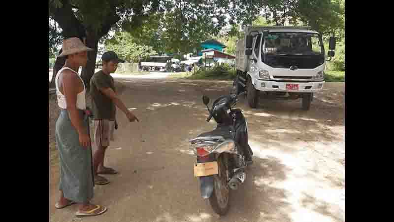 မင်းကင်းတွင် ကားနှင့်ဆိုင်ကယ်တိုက်၊ စိုက်ပျိုးရေးဝန်ထမ်း အမျိုးသမီး ၁ ဦးသေဆုံး 