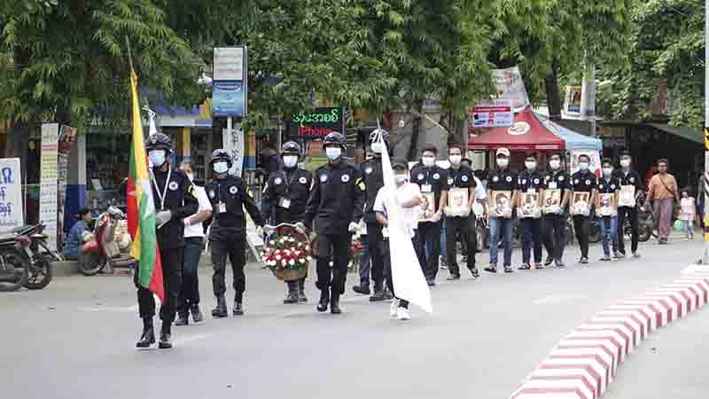စစ်ကိုင်းတိုင်း အာဇာနည်နေ့အခမ်းအနား လုံခြုံရေးအင်အား ၂၃၀ ကျော် အသုံးပြု