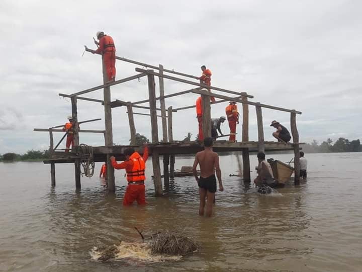 စစ်ကိုင်းတိုင်းအတွင်း မြို့ ၄ မြို့တွင် မြစ်ရေကြီးခြင်းသတိပေးချက်ထုတ်ပြန်