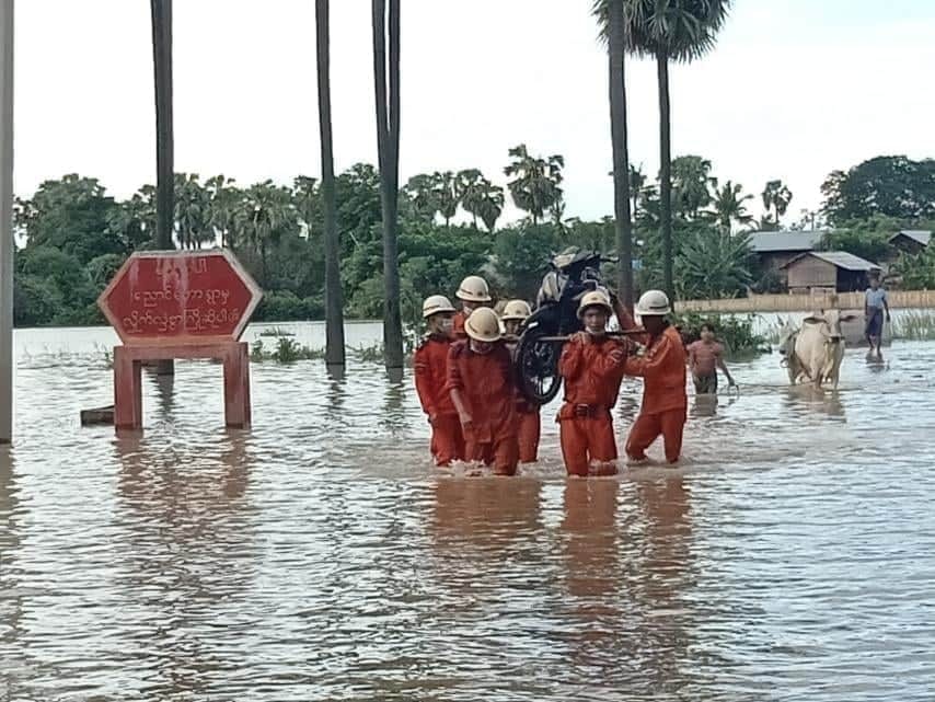 ရေစကြိုမြို့နယ်တွင် ချင်းတွင်းမြစ်ရေဝင်ရောက်သဖြင့် အိမ်ထောင်စု ၈၀ ပြောင်းရွေ့