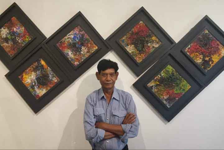 ပန်းချီ M.P.P ရဲမြင့်၏ တကိုယ်တော်ပန်းချီပြပွဲ  (ဓာတ်ပုံ) 