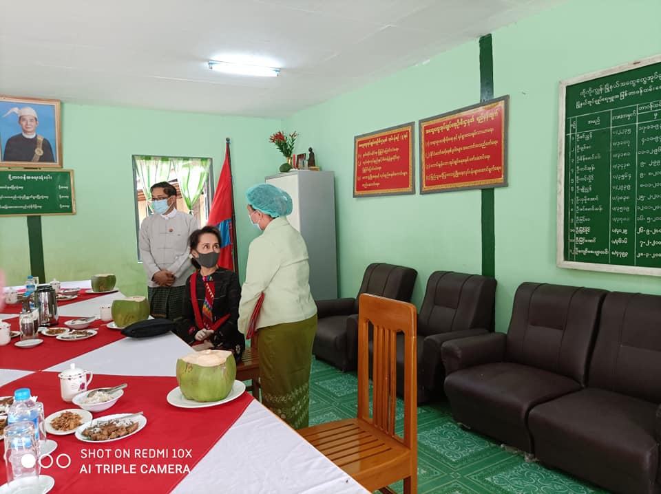 နိုင်ငံတော်၏အတိုင်ပင်ခံပုဂ္ဂိုလ် ကိုကိုးကျွန်းသို့ ပထမဆုံးအကြိမ်သွားရောက် 