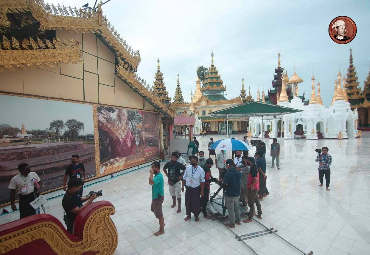 အောင်ဆန်းရုပ်ရှင်ရိုက်ကူးမှု ရွှေတိဂုံစေတီတော်ရင်ပြင်တွင် ပြန်စတင်