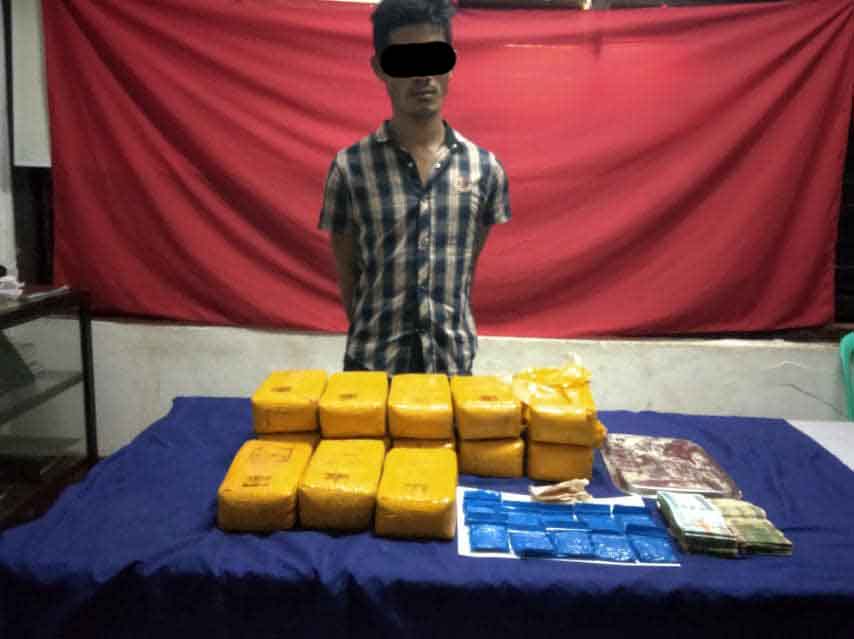 ကော့သောင်းတွင် ကျပ်သိန်း ၃၀၀၀ ကျော် တန်ဖိုးရှိ WYဆေးပြားများ ဖမ်းဆီးရမိ