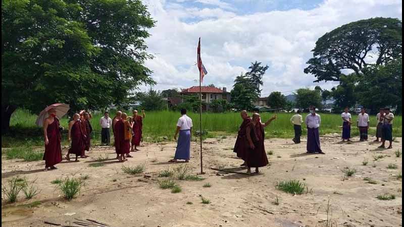 ဘားအံသမိုင်းဝင်ဘောလုံးကွင်းမြေနေရာ သာသနာ့ဗိမာန်တော်တည်ဆောက်မည့်အပေါ် ကန့်ကွက်