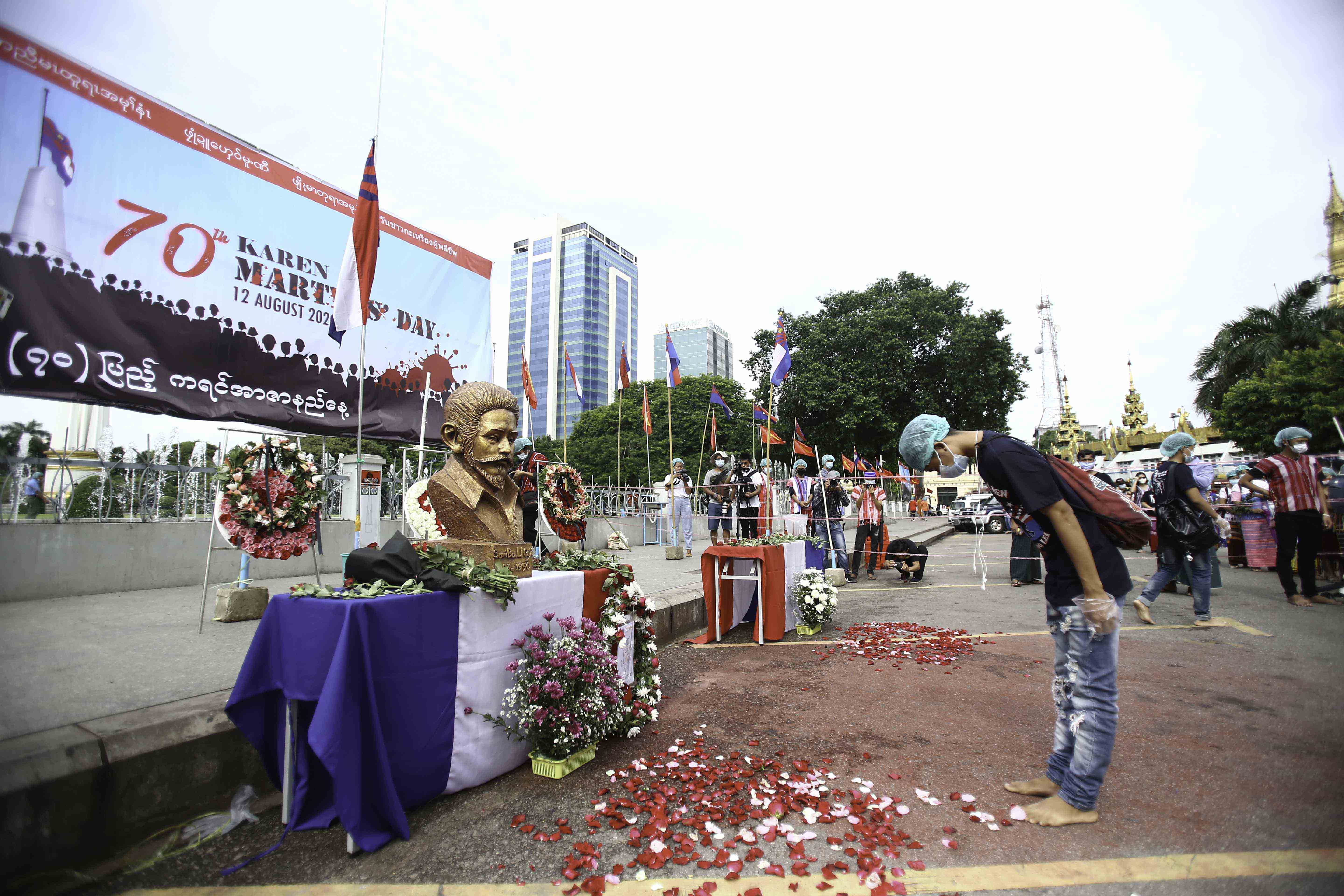 နှစ် ၇၀ ပြည့် ကရင်အာဇာနည်နေ့အခမ်းအနား ဦးဆောင်ကျင်းပသူအချို့ ဖမ်းဆီးခံရ