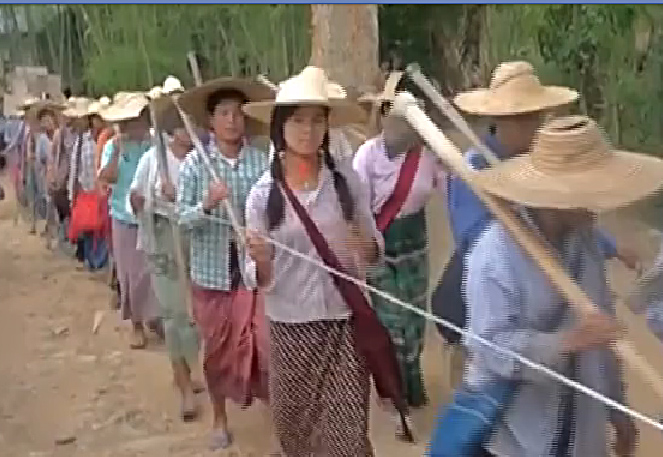 ထြန္တံုးတိုက္ပြဲ၀င္ အင္းေလးေဒသခံမ်ား ေ႐ွာင္ပုန္းေနရ