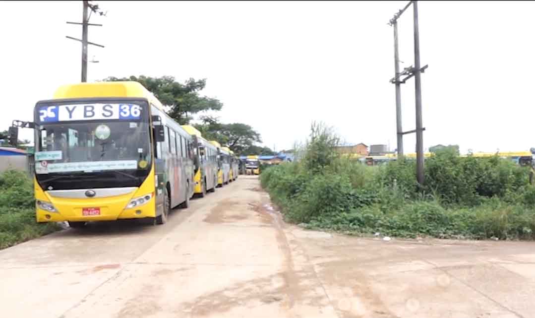 လုပ်အားခ အရင်အတိုင်းပြန်ပေးရန် YBS ယာဉ်မောင်းများတောင်းဆို  