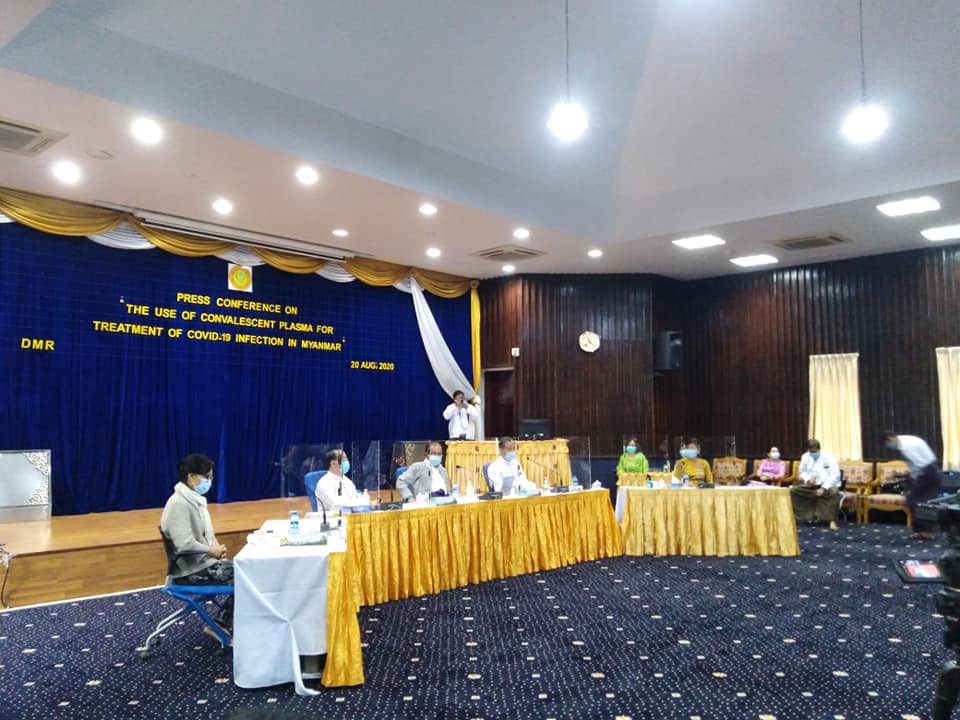 သွေးရည်ကြည်ကုထုံးဖြင့် ကိုဗစ်-၁၉ လူနာ ၈ ဦးကို ကုသပေးနိုင်ခဲ့