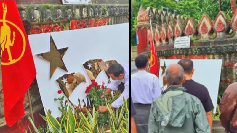 မော်လမြိုင် ၈ လေးလုံး အရေးတော်ပုံတွင် ကျဆုံးခဲ့သူများအတွက် အောက်မေ့ဖွယ်အခမ်းအနား ပြုလုပ်