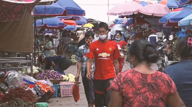 မွန်ပြည်နယ်တွင် Mask မတပ်ဘဲ ဈေးရောင်းချသူများကို ပြင်းထန်စွာ အရေးယူတော့မည်