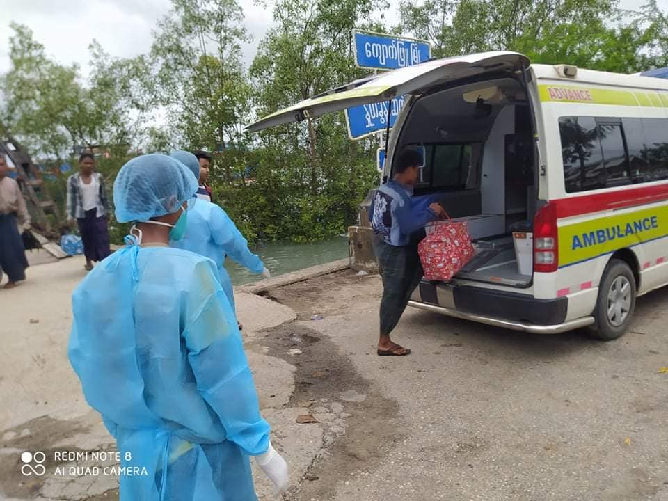 စစ်တွေက စက်လှေဖြင့် ကျောက်ဖြူ ပြန်လာသူ ၂၃ ဦးကို Facility Quarantine ထားရှိ