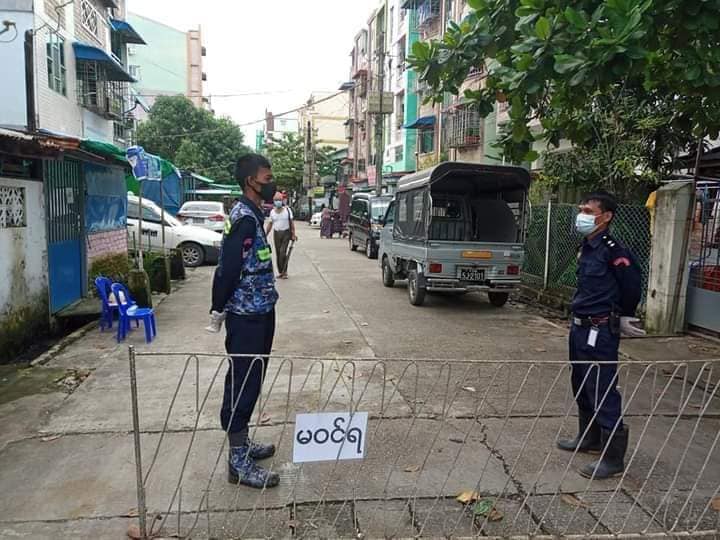 တောင်ဥက္ကလာပတွင် နေထိုင်သည့် သင်္ဘောသား ၁ ဦးကို ကျန်းမာရေးဌာနက လာရောက်ခေါ်ဆောင်