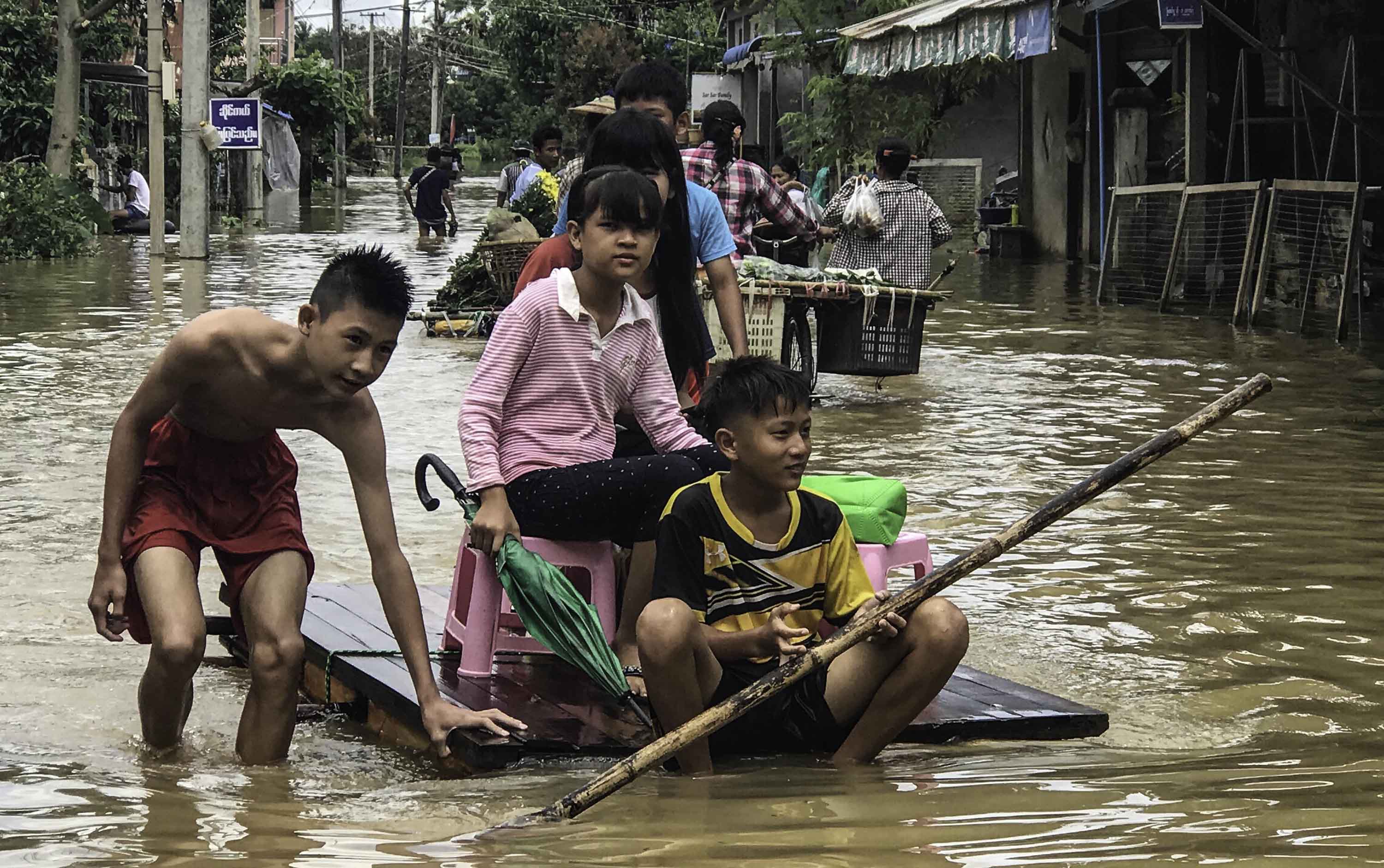 ကရင်ပြည်နယ် ၄ မြို့နယ်တွင် ရေကြီးရေလွှမ်းနေ (ဓာတ်ပုံ)