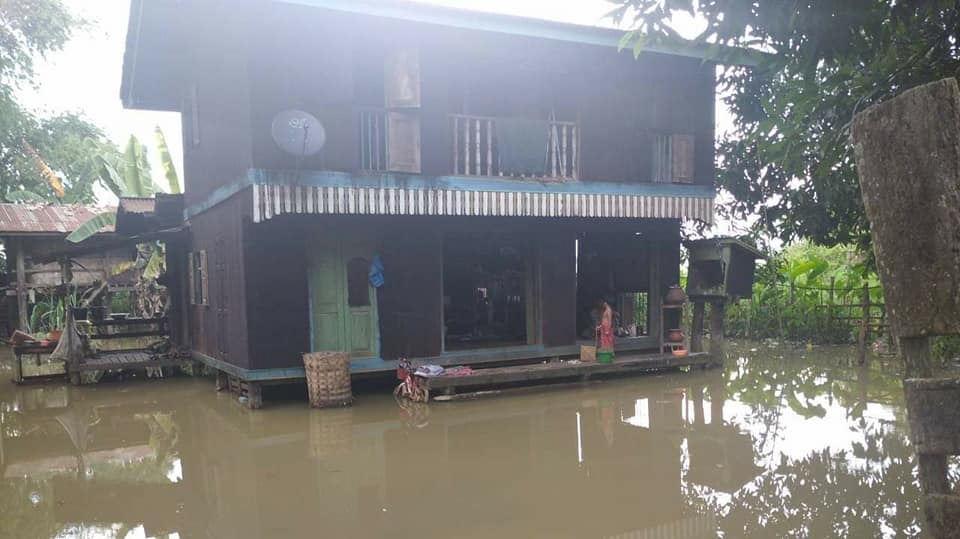 ဟုမ္မလင်း အောက်တောင်ပေါ်ရွာတွင် စွန့်ပစ်မျောမှီးနွံရေ ဝင်ရောက်သဖြင့် လယ်ဧက ၂၀ ဝန်းကျင် ပျက်စီး