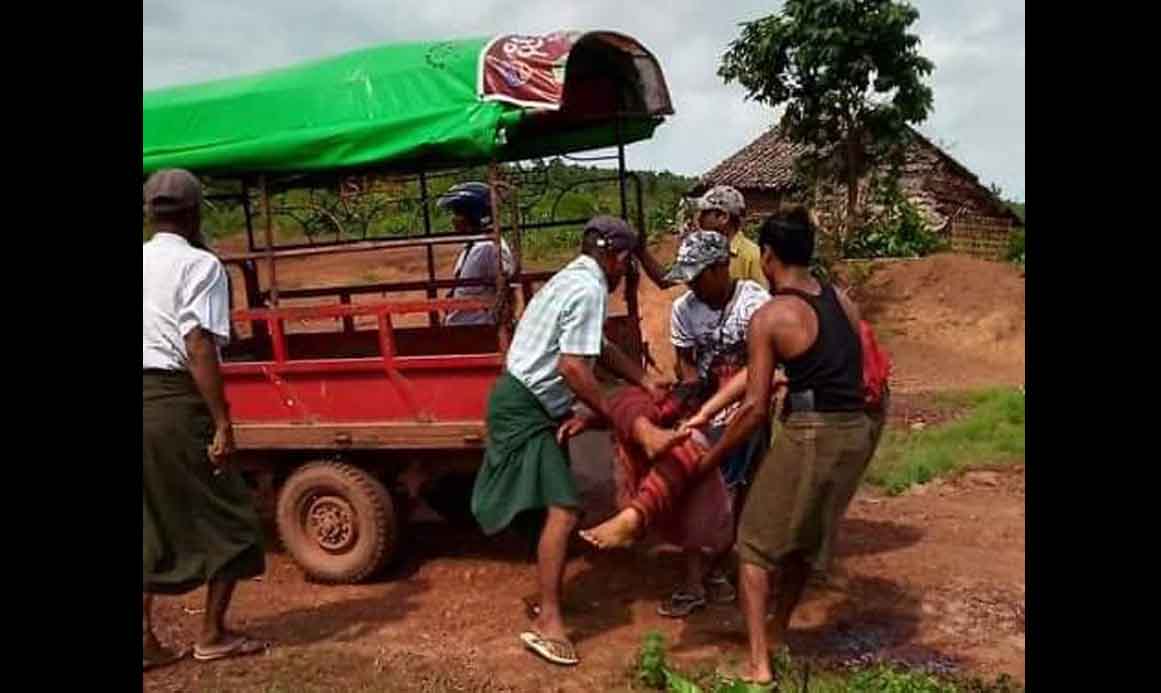 မင်းလှတွင် လင်မယား ၂ တွဲ ခိုက်ရန်ဖြစ်၊ ၁ ဦးသေဆုံးပြီး ၂ ဦးဒဏ်ရာရ