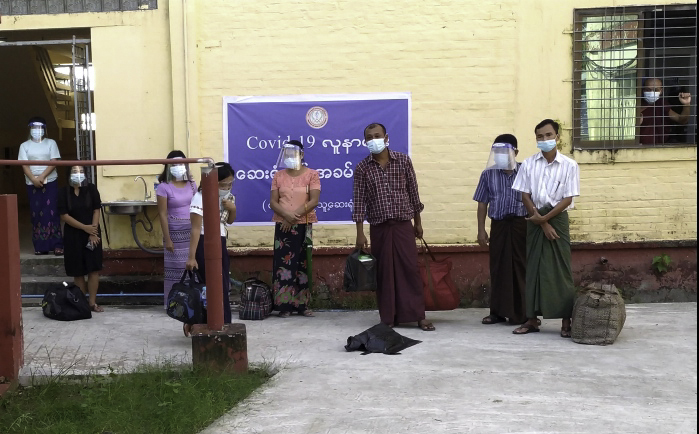 ကိုဗစ်-၁၉ ရောဂါပျောက်ကင်းသူ ၁ဝ ဦး စစ်တွေဆေးရုံမှ ဆင်းခွင့်ရ