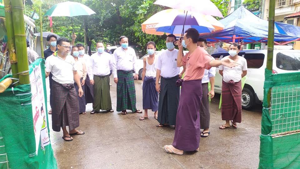 ကြည့်မြင်တိုင် စည်ပင်ဥက္ကဋ္ဌ ကိုဗစ်-၁၉ ရောဂါ ကူးစက်ခံရ