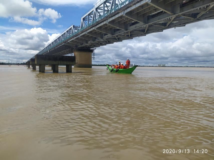 သန်လျင်တံတားပေါ်မှ အမျိုးသား ၁ ဦးခုန်ချ